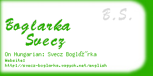 boglarka svecz business card